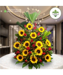 AMOR EN ABUNDANCIA EN GIRASOLES